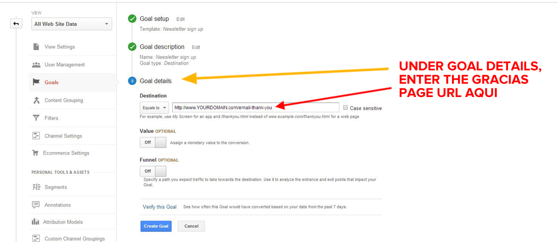 optimize google analytics