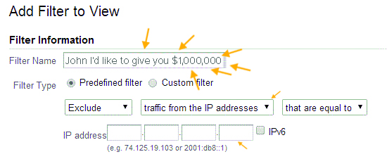 filters for google analytics